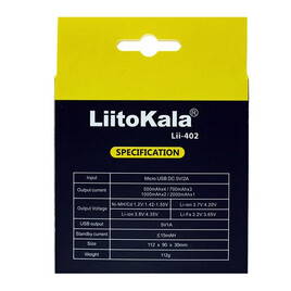 Універсальний зарядний пристрій LiitoKala Lii 402