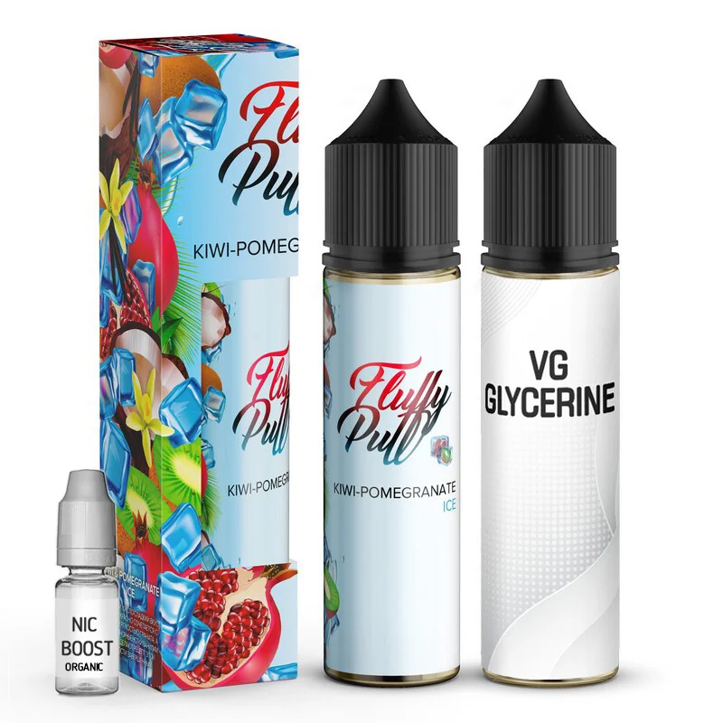 Набор Fluffy Puff Kiwi Pomegranate Ice 60 мл