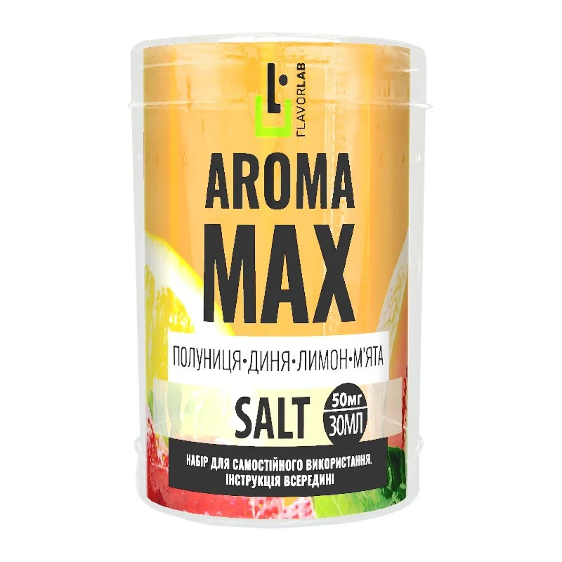 Набор Aroma Max Salt Kit Клубника-Дыня-Лимон-Мята 30 мл