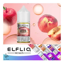 Рідина Elf Bar ELFLIQ Salt Apple Peach 30 мл - Вейп Шоп Steam Machine