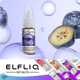 Жидкость Elf Bar ELFLIQ Salt Blueberry 10 мл - Вейп Шоп Steam Machine
