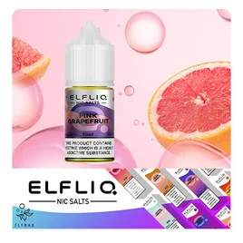 Рідина Elf Bar ELFLIQ Salt Pink Grapefruit 30 мл - Вейп Шоп