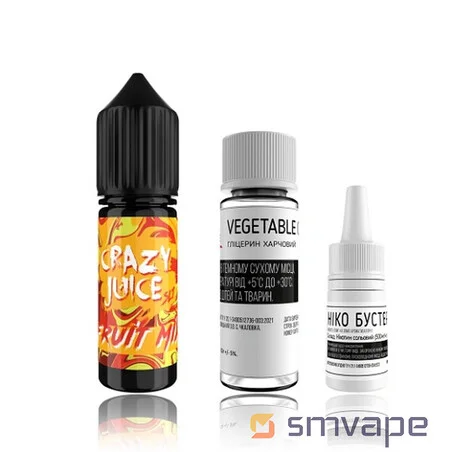 Набор Crazy Juice Salt Kit Fruit Mix 15 мл - Steam Machine Vape