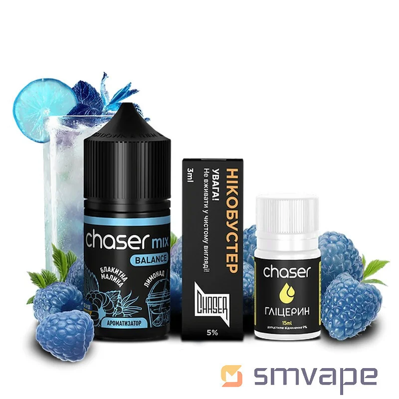 Набір Chaser Mix Salt Kit Blue Raspberry Lemonade 30 мл
