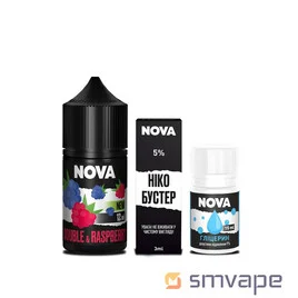 Набір Nova New Salt Kit Double Raspberry 30 мл