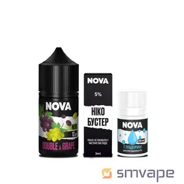 Набір Nova New Salt Kit Double Grape 30 мл