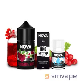 Набор Nova New Salt Kit Cranberry Mors 30 мл NOVA - 1