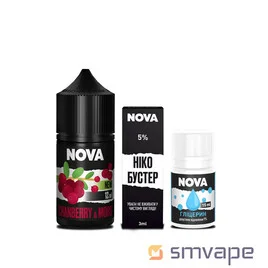 Набір Nova New Salt Kit Cranberry Mors 30 мл