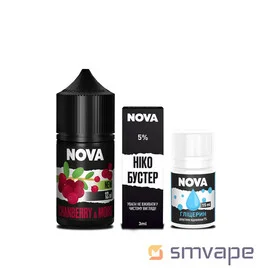 Набір Nova New Salt Kit Cranberry Mors 30 мл NOVA-2