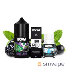 Набор Nova New Salt Kit Berry Mint 30 мл NOVA - 1