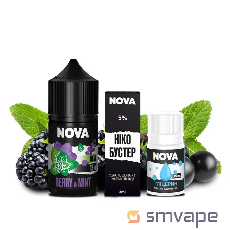 Набір Nova New Salt Kit Berry Mint 30 мл