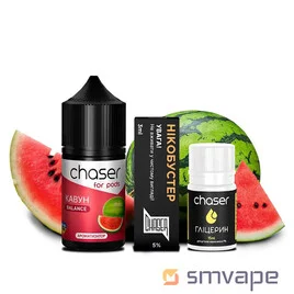 Набор Chaser Salt Kit Watermelon 30 мл - Вейп Шоп Steam Machine