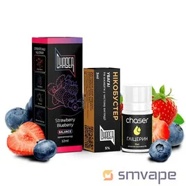 Набор Chaser Black Salt Kit Strawberry Blueberry 30 мл - Steam Machine Vape