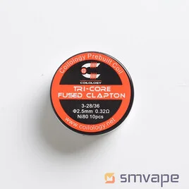 Спіраль Coilology Tri-Core Fused Clapton Prebuilt Ni80 CoilOlogy-1