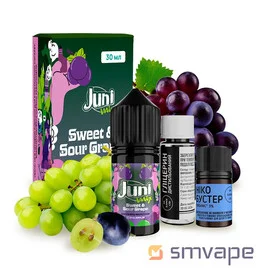 Набір Juni Mix Salt Kit Sweet & sour Grape 30мл Juni-1