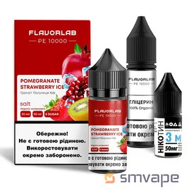 Набір Flavorlab PE 10000 Salt Kit Pomegranate Strawberry Ice 30 мл Flavorlab-1