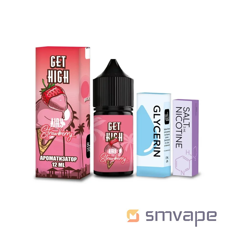 Набор Get High Salt Kit Airy Strawberry 30 мл