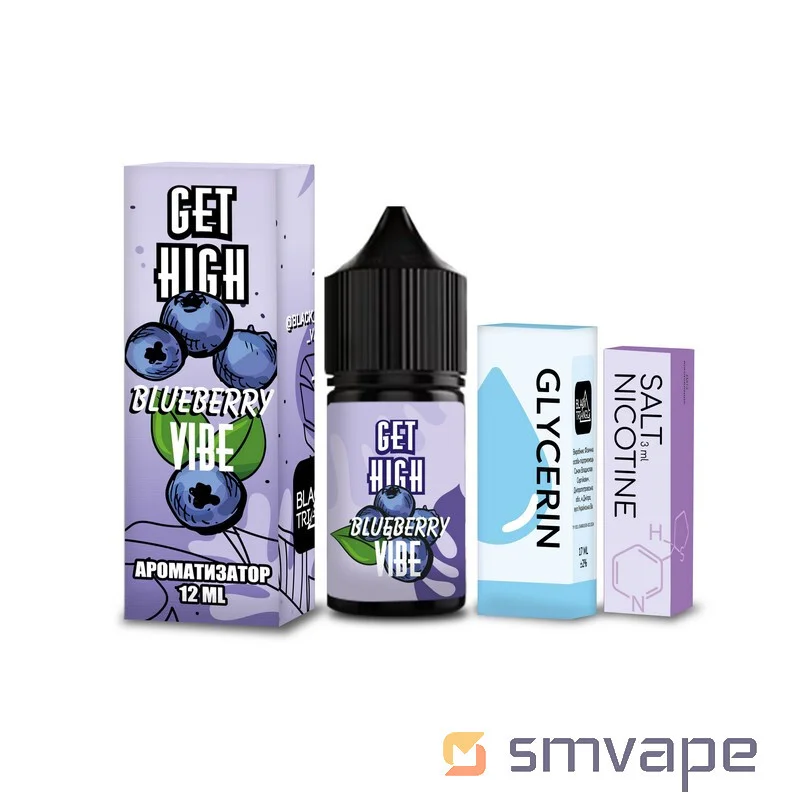 Набір Get High Salt Kit Blueberry Vibe 30 мл