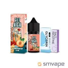 Набір Get High Salt Kit Cherry Peach Cocktail 30 мл Get High-1