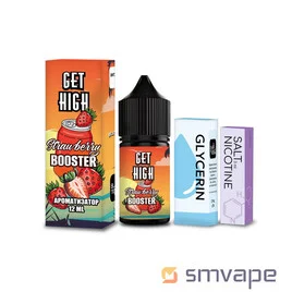 Набір Get High Salt Kit Strawberry Booster 30 мл Get High-1