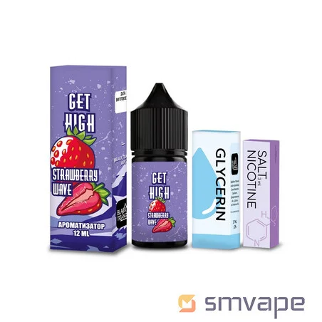 Набір Get High Salt Kit Strawberry Wave 30 мл Get High-1