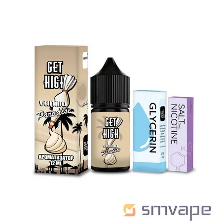 Набір Get High Salt Kit Vanilla Paradise 30 мл Get High-1