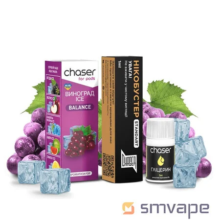 Набір Chaser Salt Kit Grape Ice 10 мл Chaser - 1