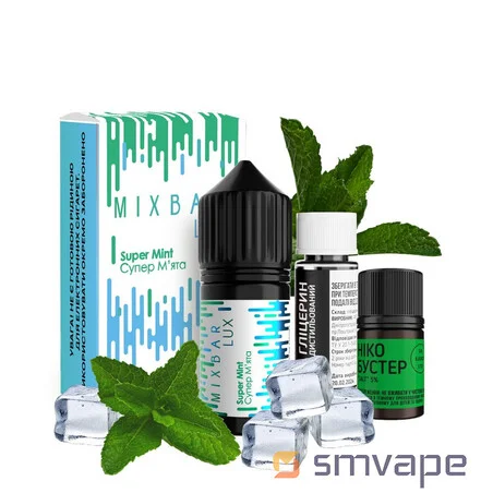 Набор Mix Bar Lux Salt Kit Super Mint 30ml - Steam Machine Vape