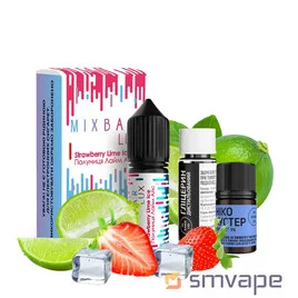 Набір Mix Bar Lux Salt Kit Strawberry Lime Ice 15ml Mix Bar - 1