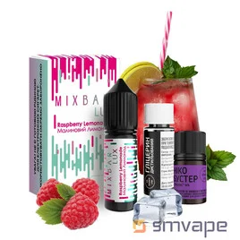 Набір Mix Bar Lux Salt Kit Raspberry Lemonade 15ml Mix Bar - 1