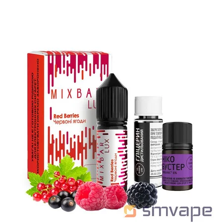 Набір Mix Bar Lux Salt Kit Red Berries 15ml Mix Bar - 1