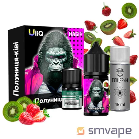 Набор Uliq Salt Kit Клубника-Киви 30 мл