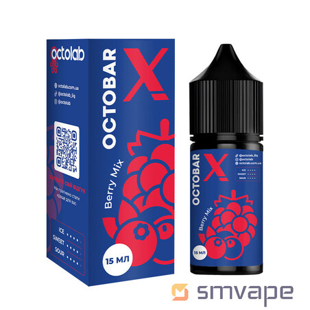 Набір Octobar X Salt Kit Berry Mix 30 мл - Steam Machine Vape
