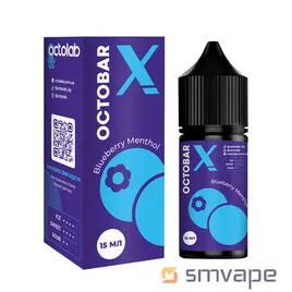 Набір Octobar X Salt Kit Blueberry Mentol 30 мл - Steam Machine Vape