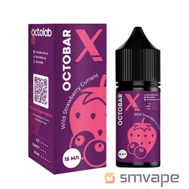 Набор Octobar X Salt Kit Wild Strawberry Currant 30 мл - Steam Machine Vape