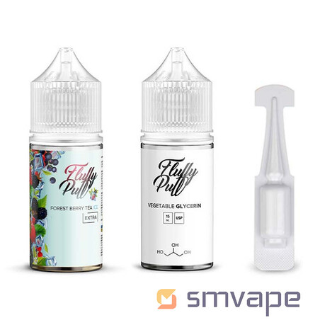 Набор Fluffy Puff Salt Forest Berry Tea Ice 30 мл