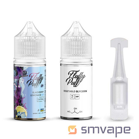 Набор Fluffy Puff Salt Blackberry Lemonade Ice 30 мл