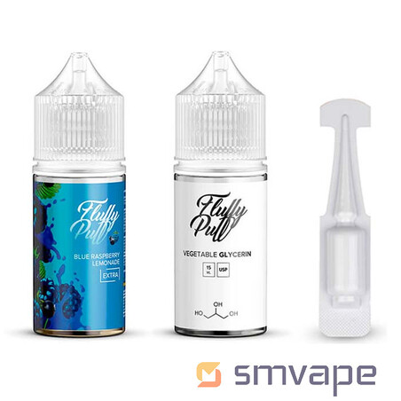 Набор Fluffy Puff Salt Blue Raspberry Lemonade 30 мл