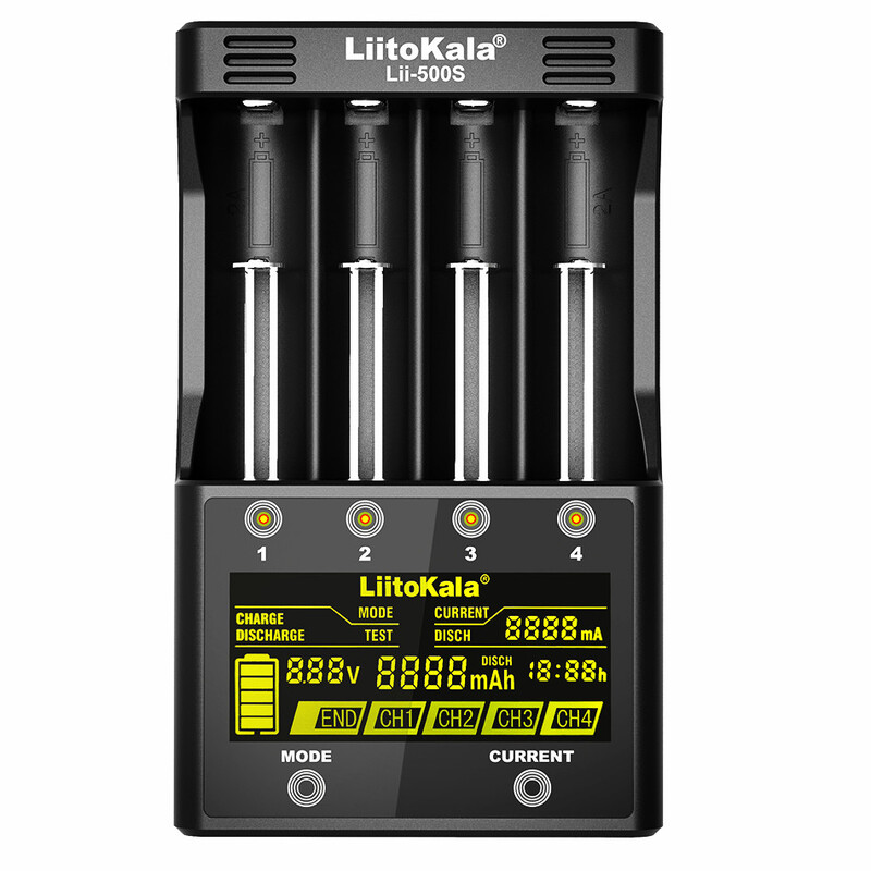 Интеллектуальное зарядное устройство LiitoKala Lii 500S