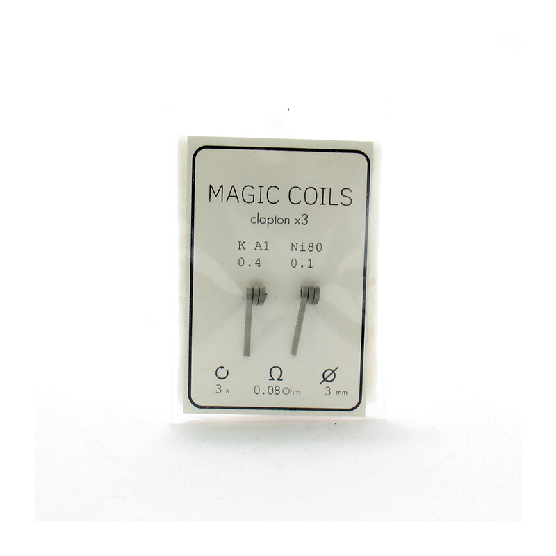 Комплект спіралей Magic Coils Triple Clapton №34 2 шт 0.08 Ом