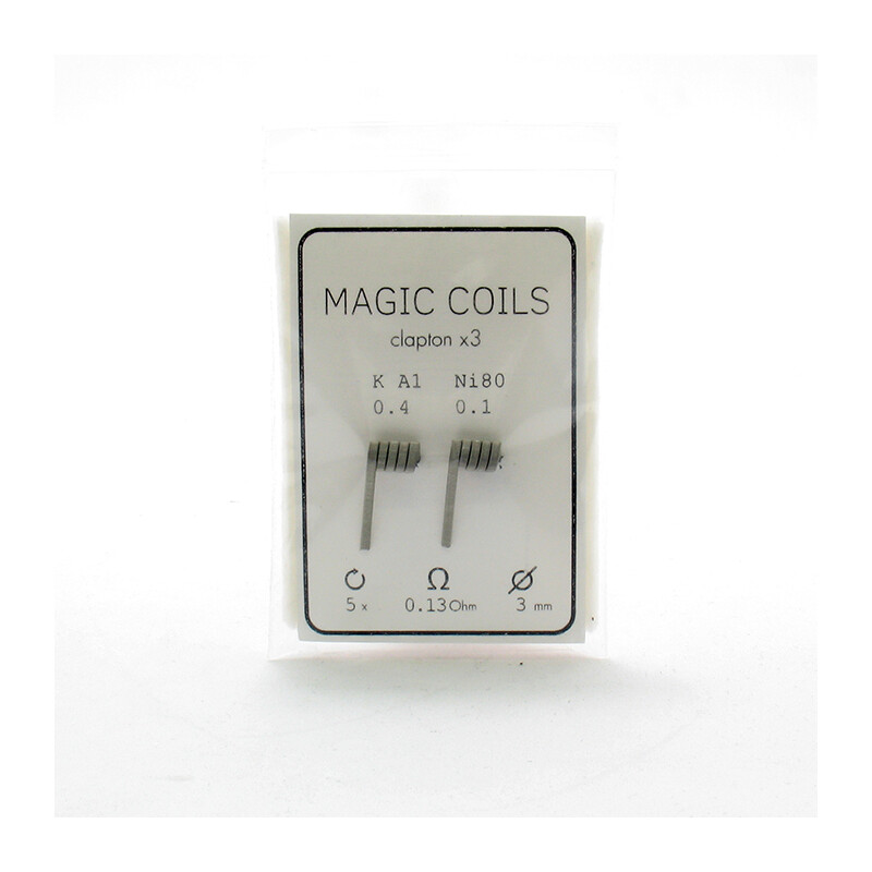 Комплект спіралей Magic Coils Triple Clapton №35 2 шт 0.13 Ом