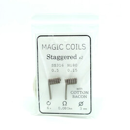 Комплект спиралей Magic Coils Staggered №53 2 шт 0.08 Ом - Вейп Шоп Steam Machine