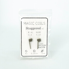 Комплект спиралей Magic Coils Staggered №54 2 шт 0.15 Ом - Вейп Шоп Steam Machine