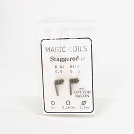 Комплект спиралей Magic Coils Staggered №55 2 шт 0.16 Ом - Вейп Шоп Steam Machine